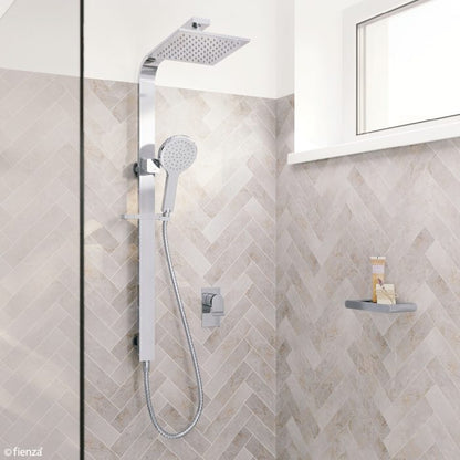 Lincoln Deluxe Twin Shower, Chrome