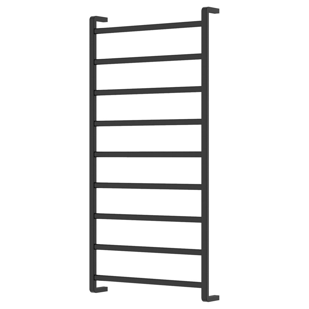 KOKO Heated Towel Rail 60120 Matte Black (9 Bars) 600x1200x100mm