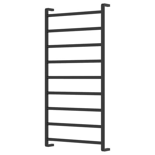KOKO Heated Towel Rail 60120 Matte Black (9 Bars) 600x1200x100mm
