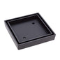 FLOOR WASTE 100mm Square Tile Insert 88mm outlet Matte Black
