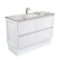 SARAH CALACATTA MARBLE 1200 HAMPTON Cab on Kick 1TH