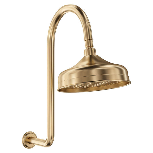 LILLIAN Shower Arm and Head Set Urban Brass