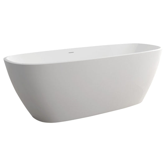 MARISSA Stone Bath 1700x720x 560mm with Overflow