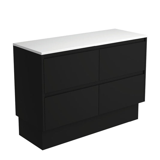 AMATO Satin Black 1200 Cabinet On Kick
