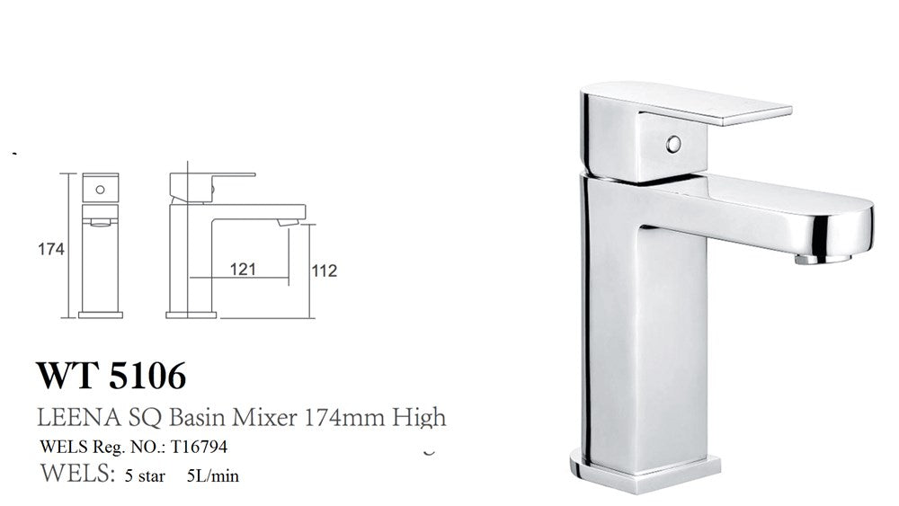 LEENA Basin Mixer Chrome*