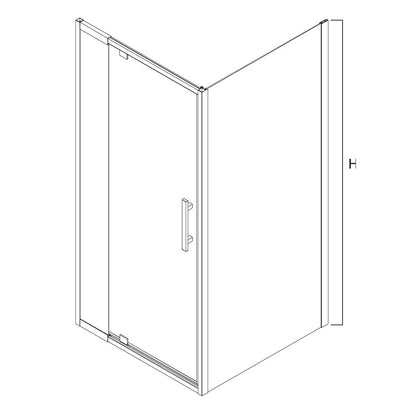 Louve Shower Curved Slider LS1000CDC