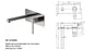 ROMEO Basin/Bath Set in Gun Metal