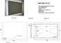 1200mm Anti Fog Mirror with LED Light