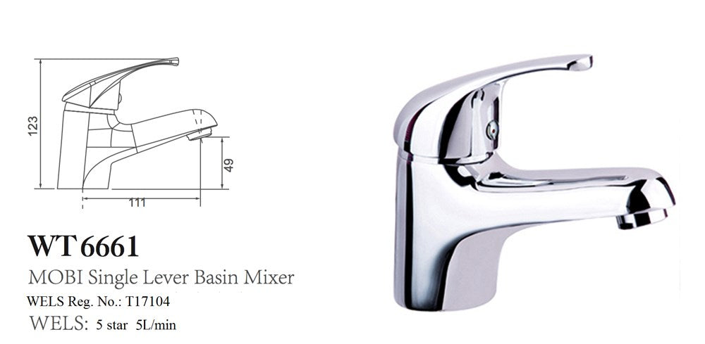 MOBI Fixed Basin Mixer