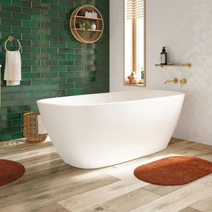 MARISSA Stone Bath 1700x720x 560mm with Overflow