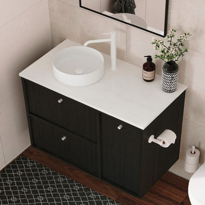 Kaya Tall Basin Mixer, Matte White