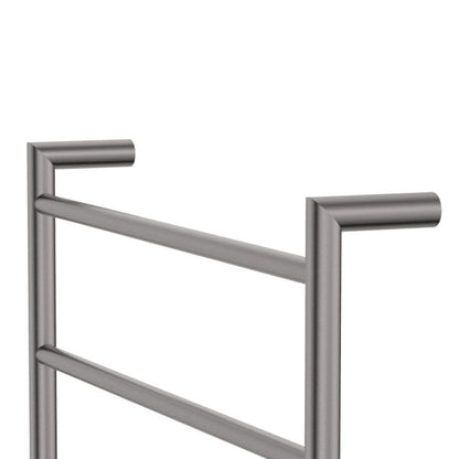 Kaya Heated Towel Rail, 600 x 800mm, Gun Metal