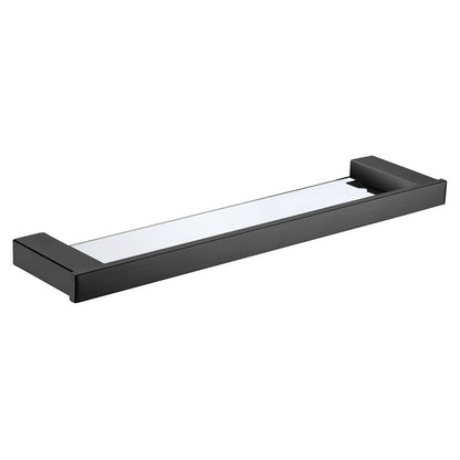 Koko Glass Shelf, Matte Black