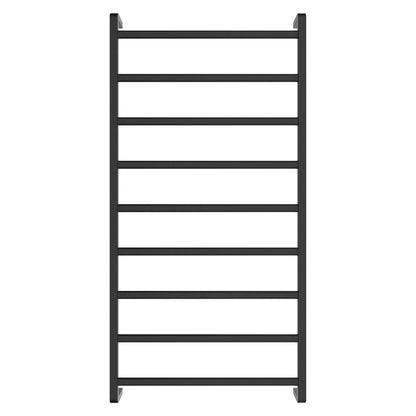 KOKO Heated Towel Rail 60120 Matte Black (9 Bars) 600x1200x100mm