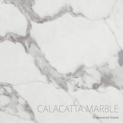 SARAH CALACATTA MARBLE 1200 HAMPTON Cab on Kick 1TH