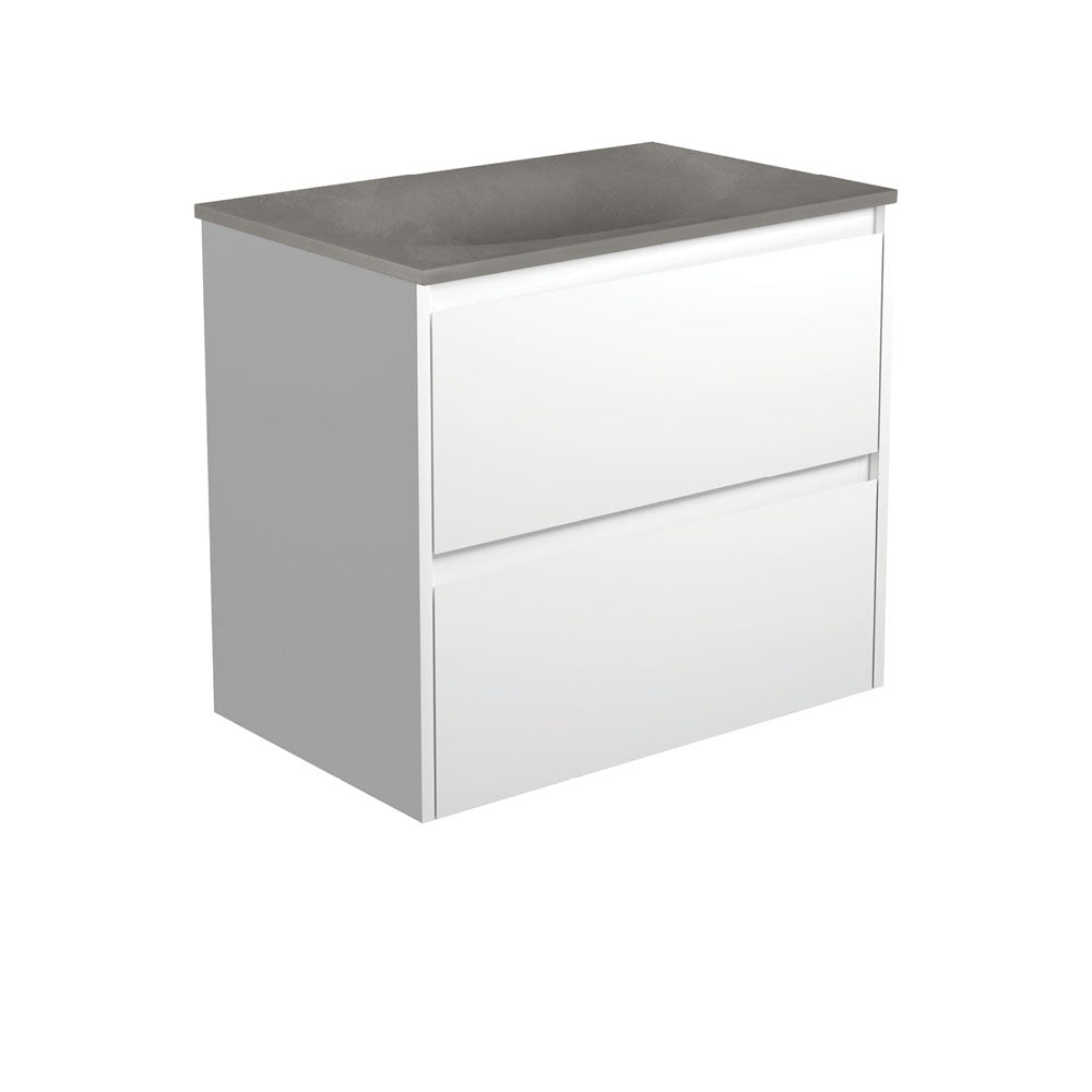 SATORI AMATO 750 Satin White Vanity Wall Hung