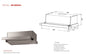 RANGEHOOD Slide Out 900mm S/St