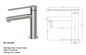 ROMEO Basin Mixer in Brushed Nickel