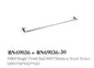 JESS 600mm Single Towel Rail in Brushed Nickel
