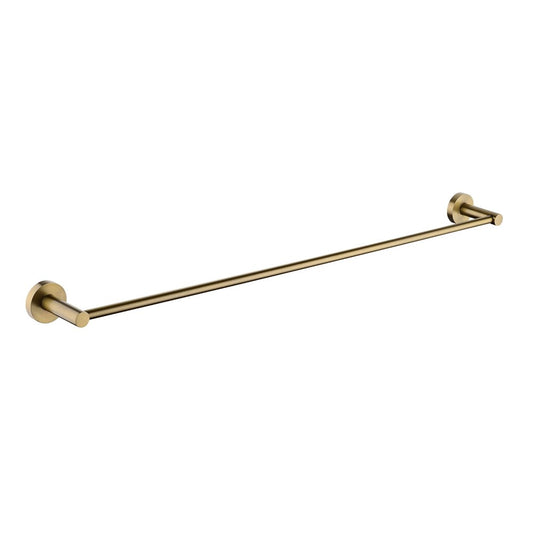 Pentro Brushed Yellow Gold Single Towel Rail 790mm(Cuttable)