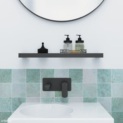 Koko Glass Shelf, Matte Black