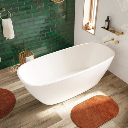 MARISSA Stone Bath 1700x720x 560mm with Overflow