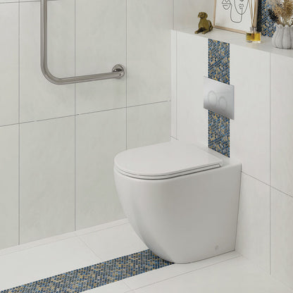 Alix Ambulant Wall-Faced Toilet Suite, Slim Seat