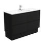 ROTONDO AMATO 1200 Matte Black Vanity On Kick 1TH