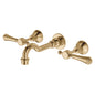 LILLIAN Lever Wall Bath/Basin Set Urban Brass