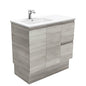 DOLCE 900 Left Offset Basin EDGE INDUSTRIAL Vanity on Kick 1TH