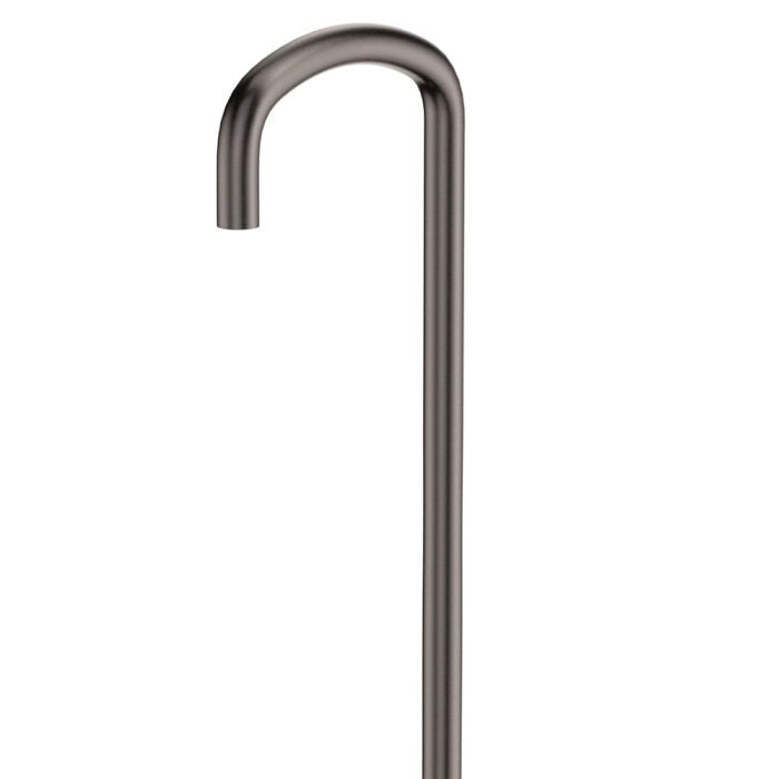Tono Floor Mounted Bath Outlet, Gun Metal