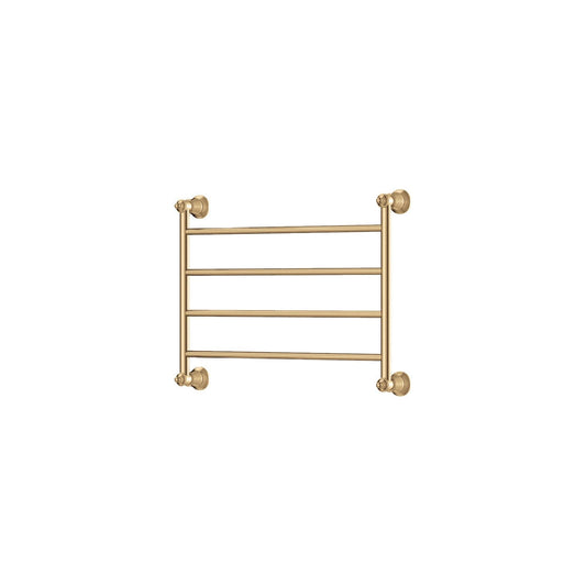 LILLIAN Heated Towel Rail 6045 Urban Brass (4 Bars) 600x458x95mm