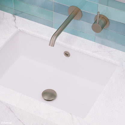 UNIVERSALWASTE 32/40mm Dome Pop Up Pull Out Brushed Nickel