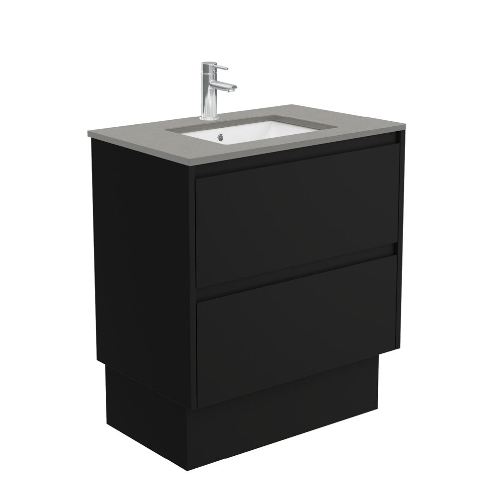 SARAH DOVE GREY AMATO 750 Satin Black Vanity On Kick 1TH