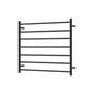 ISABELLA Heated Towel Rail 9075 Matte Black (7 Bars) 900x750x122mm