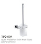 QUBI Wall Mounted Toilet Brush in Chrome