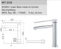 ROMEO Tower Basin Mixer in Chrome