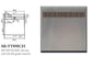895mm SMC Tile Tray with S/SChannel and SB-WASTE (2 boxes)
