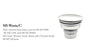 SHOWER BASE Waste ABS W/Cover
