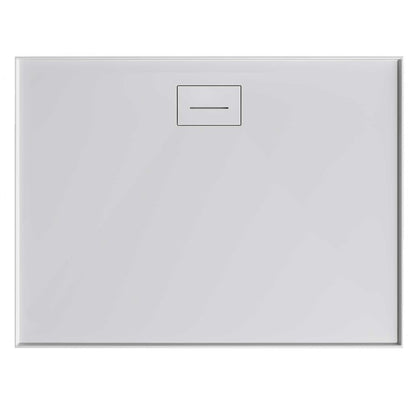900*900 square Polymarble base with centre waste outlet and polymarble waste cover