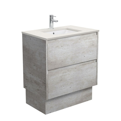 Sarah Roman Sand Undermount 750 Amato Industrial Vanity on Kick