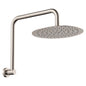 KAYA Gooseneck Shower Arm Set Brushed Nickel