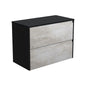 AMATO INDUSTRIAL 900 Cabinet Satin Black Panels Wall Hung