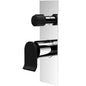 LINCOLN Wall Mixer Diverter Chrome and Black Handle