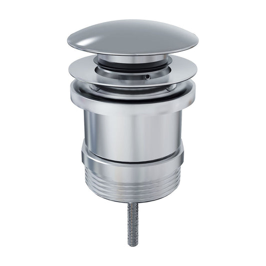 UNIVERSALWASTE 32/40mm Dome Pop Up Pull Out Chrome