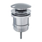 UNIVERSALWASTE 32/40mm Dome Pop Up Pull Out Chrome