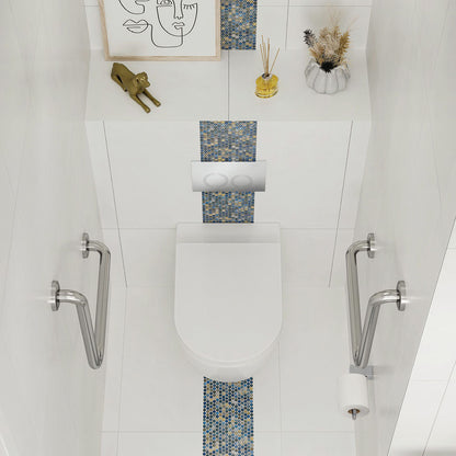 Alix Ambulant Wall-Faced Toilet Suite, Slim Seat