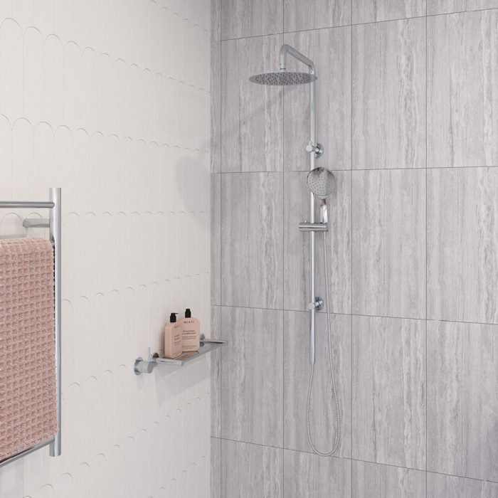 Kaya Twin Shower, Chrome