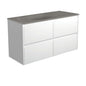 SATORI AMATO 1200 Satin White Vanity Wall Hung