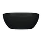 LUCIANA  1500 Matte Black Bath 1500 x 750 x 550mm
